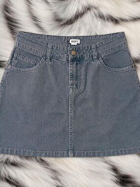 Roxy Classic Y2K denim mini skirt